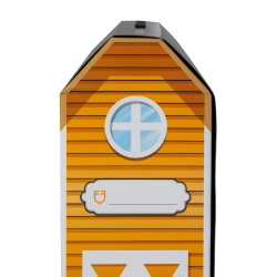 Jouet cheval Equestro 48×33 cm Marron / blanc Jouet cheval Equestro 48×33 cm Marron / blanc