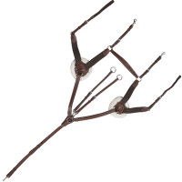 Collier de chasse Canter 5 points Marron