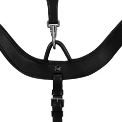 Collier de chasse hunting Supreme anatomique avec martingale amovible Noir