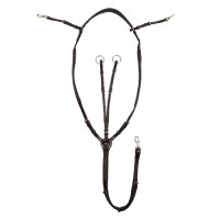 Collier de chasse Supreme hunting avec martingale réglable Marron foncé Collier de chasse Supreme hunting avec martingale réglable Marron foncé
