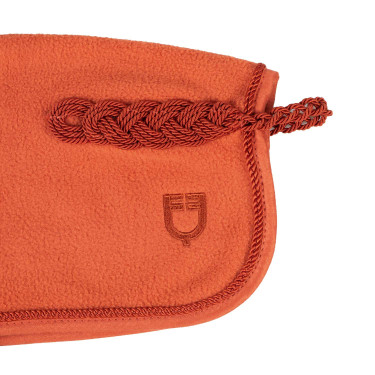 Couverture polaire Equestro pour cheval jouet Rouge brique Couverture polaire Equestro pour cheval jouet Rouge brique