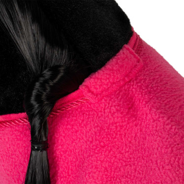 Couverture polaire Equestro pour cheval jouet Fuchsia Rose
