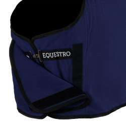 Couverture polaire Equestro x FISE avec fermeture frontale Marine blazer Bleu marine Couverture polaire Equestro x FISE avec fermeture frontale Marine blazer Bleu marine