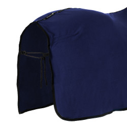 Couverture polaire Equestro x FISE avec fermeture frontale Marine blazer Bleu marine Couverture polaire Equestro x FISE avec fermeture frontale Marine blazer Bleu marine