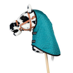 Couverture pour hobby horse Equestro Cyan foncé