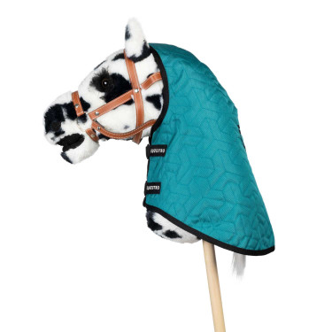 Couverture pour hobby horse Equestro Cyan foncé