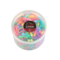 Élastiques pour crinière Supreme (boîte 500 pcs) Multicouleur Multi-couleurs Élastiques pour crinière Supreme (boîte 500 pcs) Multicouleur Multi-couleurs