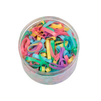 Élastiques pour crinière Supreme (boîte 500 pcs) Multicouleur Multi-couleurs