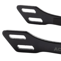 Eperons Acavallo Arena Aluplus 2.0 avec strass Noir total