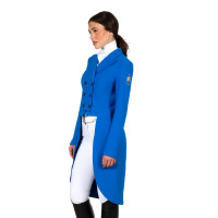 Frac de concours femme Equestro x FISE Bleu de savoie Frac de concours femme Equestro x FISE Bleu de savoie