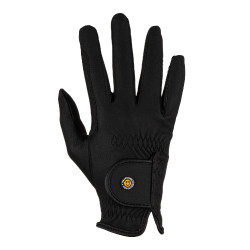 Gants unisexes Equestro en cuir synthétique fermeture auto-agrippante Gants unisexes Equestro en cuir synthétique fermeture auto-agrippante