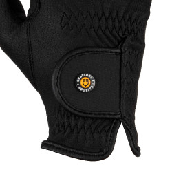 Gants unisexes Equestro en cuir synthétique fermeture auto-agrippante Gants unisexes Equestro en cuir synthétique fermeture auto-agrippante