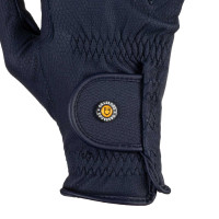 Gants unisexes Equestro rembourrés en cuir synthétique fermeture auto-agrippante Marine Bleu marine Gants unisexes Equestro rembourrés en cuir synthétique fermeture auto-agrippante Marine Bleu marine