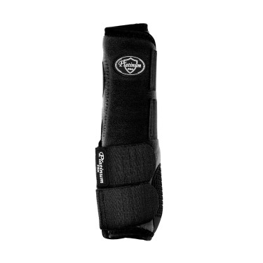 Guêtres antérieur western Platinum Pro Star Anatomic Noir