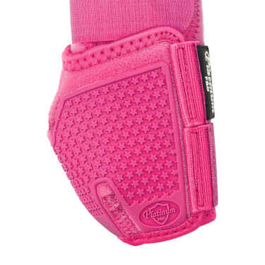Guêtres antérieur western Platinum Pro Star Anatomic Fuchsia Rose