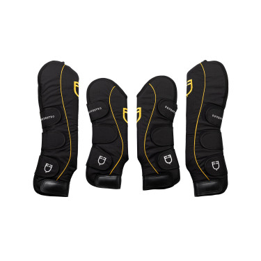 Guêtres de transport Equestro Pro Traveller Noir