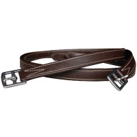 Etrivières nylon/cuir Chetak Marron