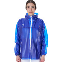 Imperméable unisexe Equestro x FISE Bleu de savoie
