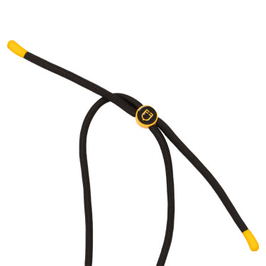 Lanière réglable Equestro pour téléphone portable Noir / jaune