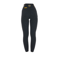 Legging femme Equestro léger coupe slim Noir