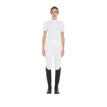 Legging femme Equestro léger coupe slim Blanc