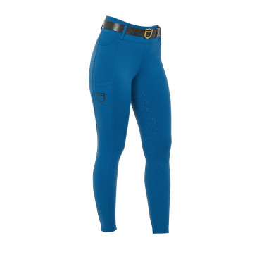 Legging femme Equestro taille haute avec passants de ceinture Coral bleu Legging femme Equestro taille haute avec passants de ceinture Coral bleu