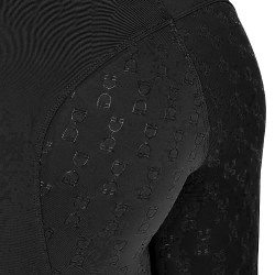 Legging femme Equestro taille haute avec passants de ceinture Noir