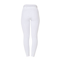 Legging femme Equestro taille haute avec passants de ceinture Blanc Legging femme Equestro taille haute avec passants de ceinture Blanc