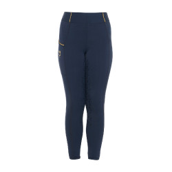 Legging fille Equestro doublé polaire Marine blazer Bleu marine