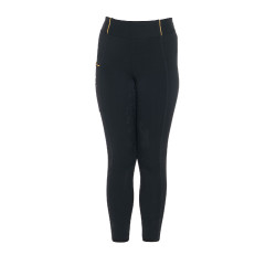 Legging fille Equestro doublé polaire Noir