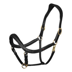 Licol cuir Supreme forme suédoise Noir Licol cuir Supreme forme suédoise Noir