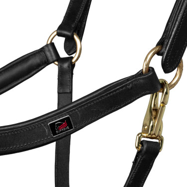 Licol cuir Supreme forme suédoise Noir Licol cuir Supreme forme suédoise Noir