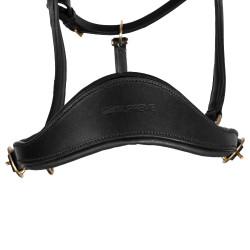 Licol cuir Supreme forme suédoise Noir Licol cuir Supreme forme suédoise Noir