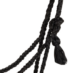 Licol mohair Pool’s motif Diamond Noir / gris Licol mohair Pool’s motif Diamond Noir / gris