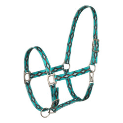 Licol nylon Pool’s motif Navajo Turquoise Bleu Licol nylon Pool’s motif Navajo Turquoise Bleu