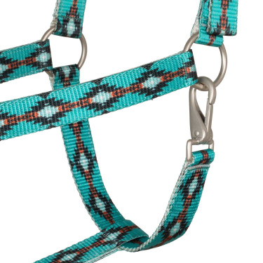 Licol nylon Pool’s motif Navajo Turquoise Bleu Licol nylon Pool’s motif Navajo Turquoise Bleu