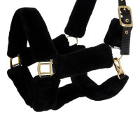 Licol nylon Supreme doublé laine synthétique Premium Noir Licol nylon Supreme doublé laine synthétique Premium Noir