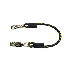 Longe d'attache élastique Umbria Equitazione double mousqueton Longe d'attache élastique Umbria Equitazione double mousqueton