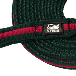 Longe de travail nylon rembourrée attachable au licol Umbria Equitazione Vert chasseur / bordeaux Longe de travail nylon rembourrée attachable au licol Umbria Equitazione Vert chasseur / bordeaux