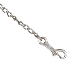 Longe en cuir Pool’s avec chaîne Huile foncé Marron Longe en cuir Pool’s avec chaîne Huile foncé Marron