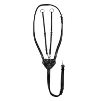 Martingale à anneaux Supreme réglable Noir