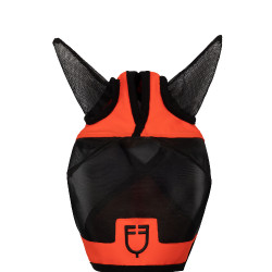 Masque anti-mouches Equestro avec logo frontal Grenadine Rouge