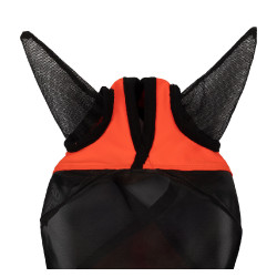 Masque anti-mouches Equestro avec logo frontal Grenadine Rouge