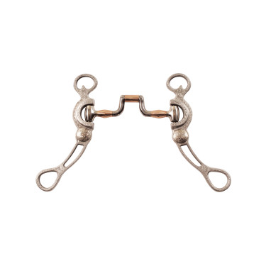 Mors aluminium Pool’s joues cuivre Cuivre Marron