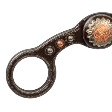 Mors correctional Pool’s en fer décor fleurs