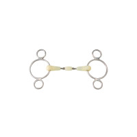 Mors Happy Mouth Gag 3 anneaux double brisure