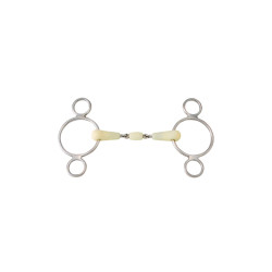 Mors Happy Mouth Gag 3 anneaux double brisure