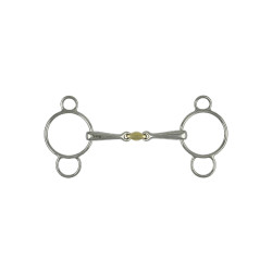 Mors Pessoa 3 pièces laiton Umbria Equitazione