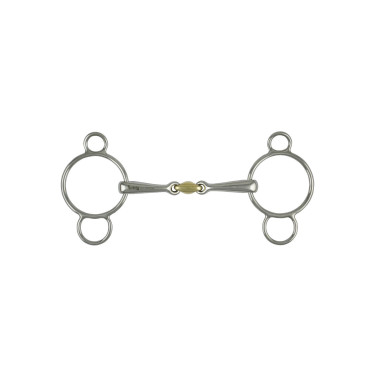 Mors Pessoa 3 pièces laiton Umbria Equitazione