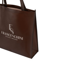 Moyen sac shopping Franceschini non-tissé (45×45×15 cm)